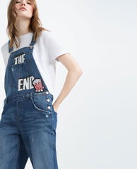 Dungarees with Patches